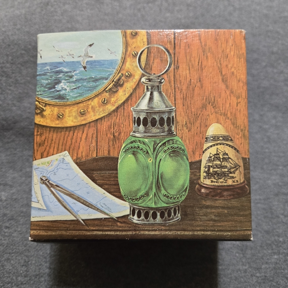 Vintage Avon Whale Oil Lantern Tai Winds Aftershave New Old Stock 5 Oz Decanter